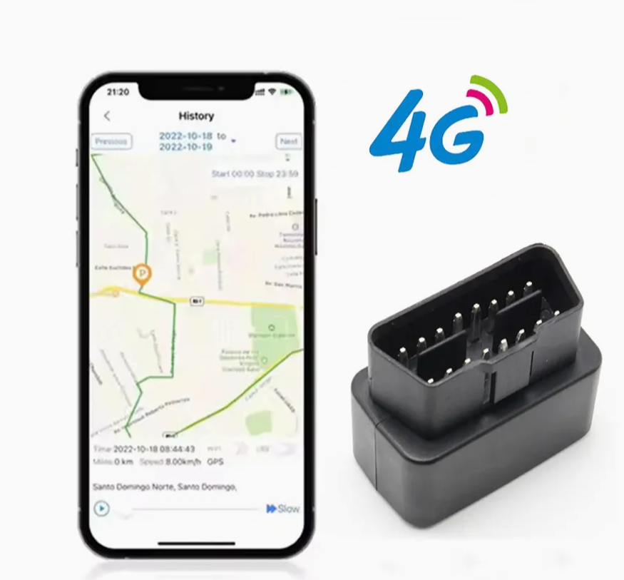 4G OBD GPS Vehicle Tracker with Mobile App – Real-Time Car Tracking Device for Intelligent Fleet & Vehicle Monitoring